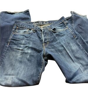 Fossil relaxed boot cut Men's Blue Relaxed Boot Jeans